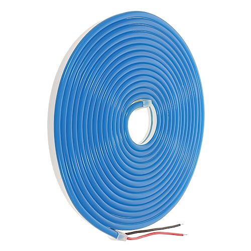 NULYLU Led Strip Light for Outdoor 5m Length 12v Waterproof Silicon Neon Light Strip for Home Party Restaurant
