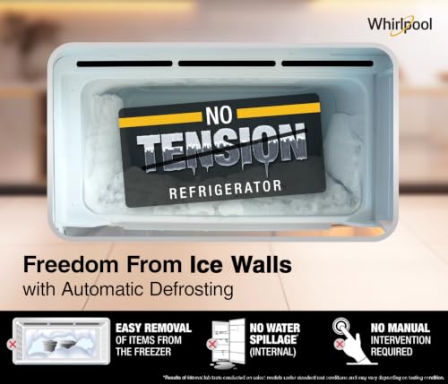 Image of Whirlpool 192 L 5 Star Vitamagic PRO Frost Free Direct-Cool Single Door Refrigerator (215 VMPRO ROY 5S INV GRAVITY BLACK-Y,Fridge, Black, Auto Defrost Technology, 2026 Model)