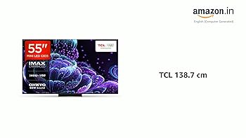 TCL 138.7 cm (55 inches) 4K Ultra HD Smart Mini LED Google TV