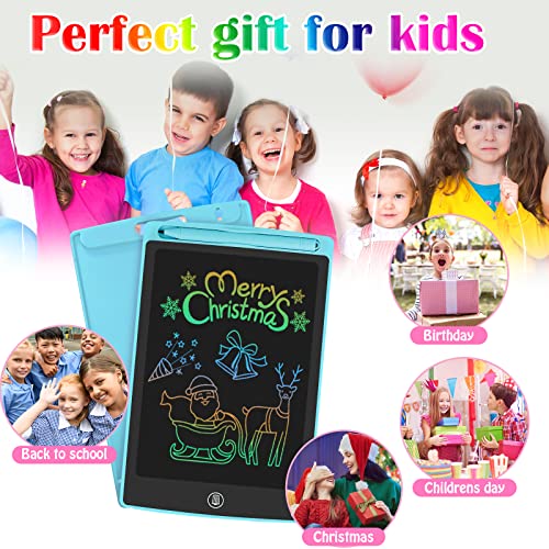 Image of HOMESTEC Colourful LCD Writing Tablet,8.5 inch Drawing Board Graphic Tablet Lock-Key Handwriting Doodle Drawing Pad Kids Toys Gifts for Boys Girls(Blue)