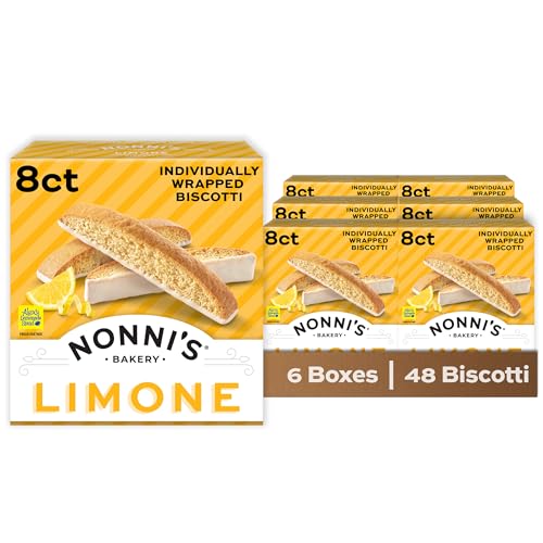 Nonni's Biscotti, Limone, 6 Boxes, 48 Biscotti Total