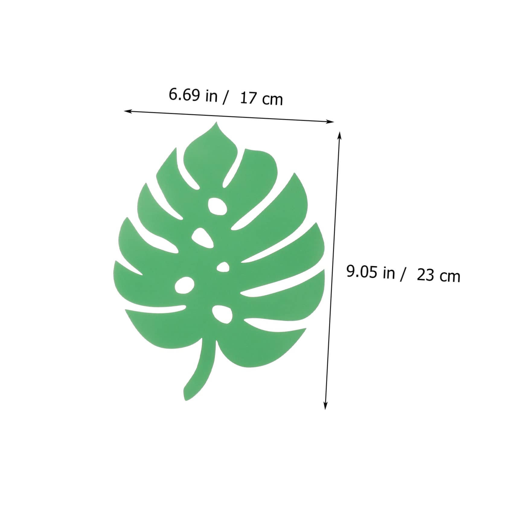 IWOWHERO 18Pcs Leaves Wall Decor for Paper Material for Crafting Educational and Indoor Decoration