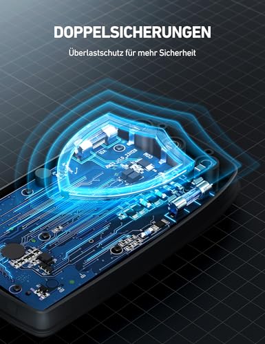 AstroAI Digital Multimeter voltmeter strommessgerät Tester Messung von AC/DC Spannung, DC Strom,...