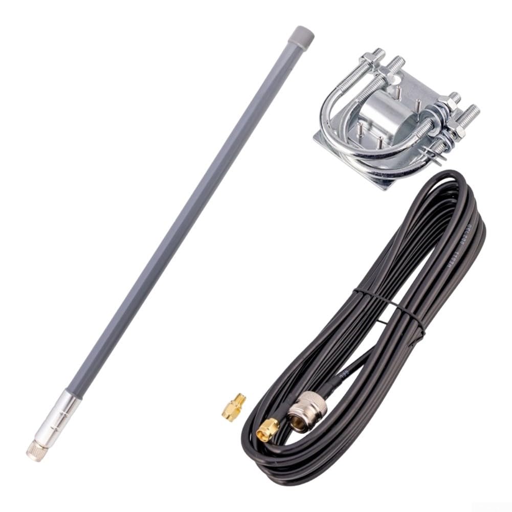 Alto guadagno 8dBi per lorawan Antenna per HNT Miner per sensecap M1 SyncroBit - Fibra di vetro omnidirezionale 55cm con N Connettore Maschio EU868 US915
