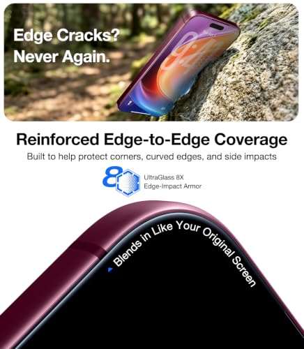 Image of UltraGlass TOP 9H+ Armor for Phone 18 Pro Screen Protector Glass, 2 Pack