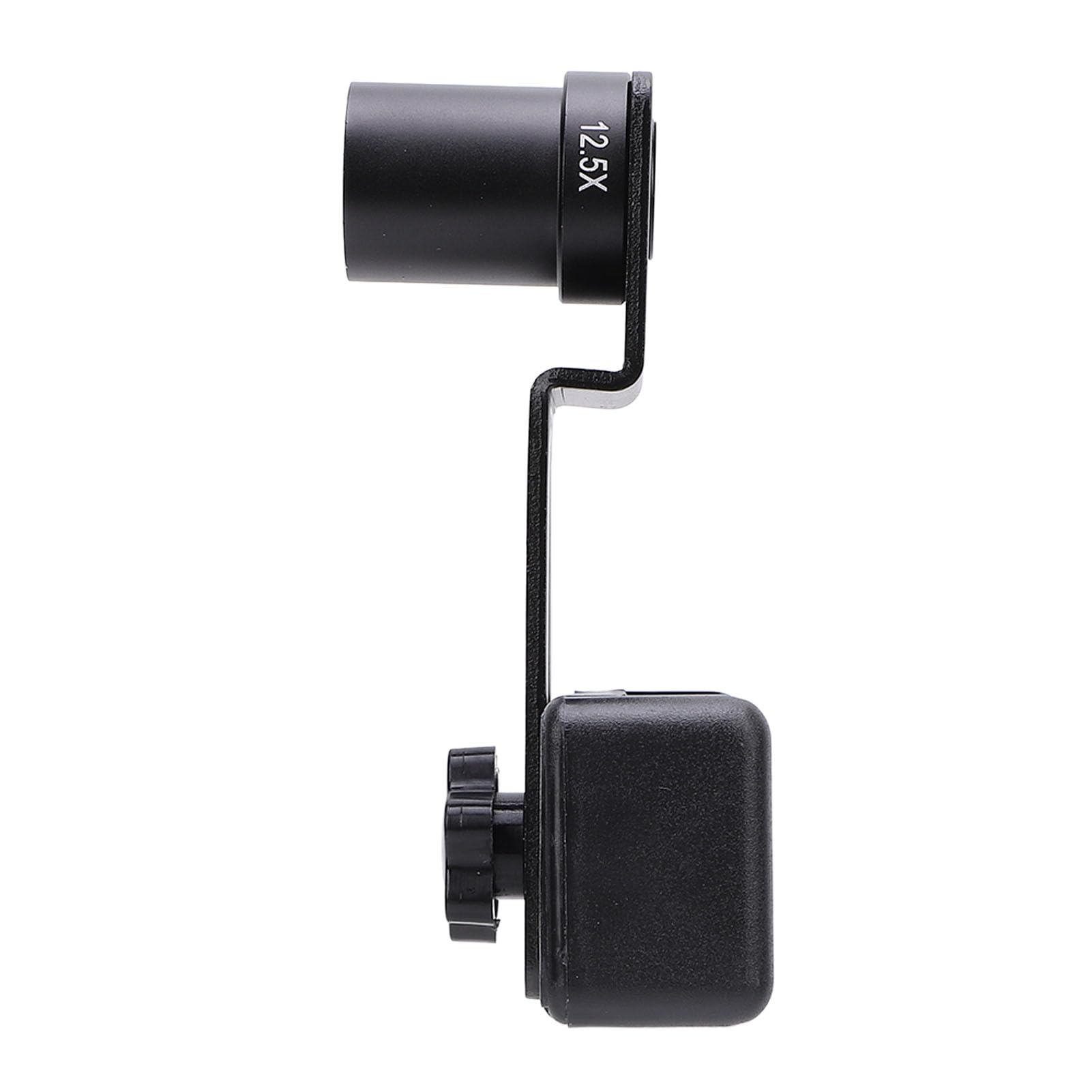 Adattatore per Smartphone con Lente per Microscopio, Adattatore per Fotocamera per Cellulare per Microscopio, Oculare per Microscopio 12,5X Integrato, per Smartphone con