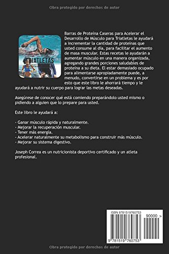 Barras de Proteina Caseras para Acelerar el Desarrollo de Musculo para Triatletas: Aumente naturalme