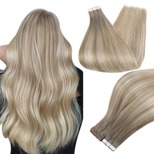 Full Shine Tape in Hair Extensions 20Inch Tape in Extensions