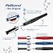 Pelikan Pelikano 824491 Fountain Pen for Right-Handed Users, Nib M, No Colour Selection Possible, 1 Ink Cartridge Included
