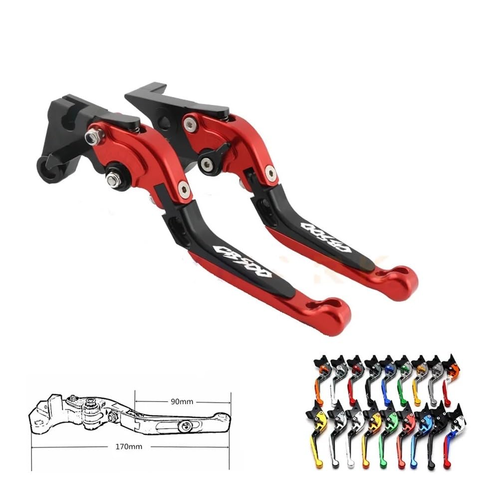 Per CB500 CB 500 1998 2003 2002 2001 2000 1999 Accessori Moto Regolabile Pieghevole Freno Frizione Maniglia Leva Del