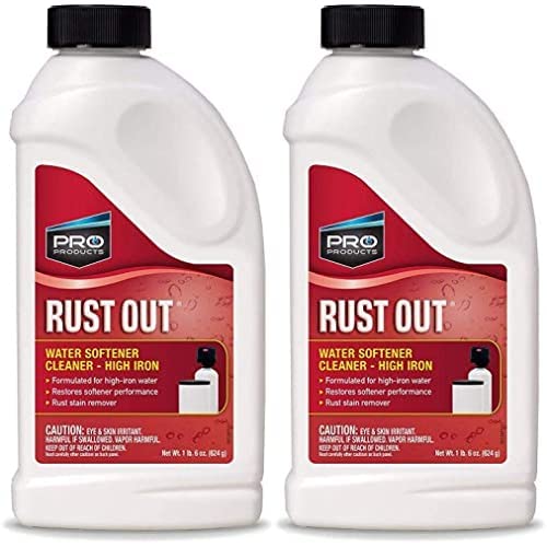 Pro Products Rust Out Water Softener Cleaner,Removes Rust Buildup