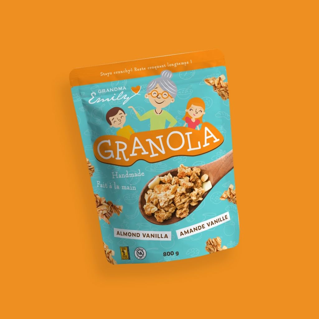Grandma Emily Almond Vanilla Granola ~ 28oz (Pack of 1)