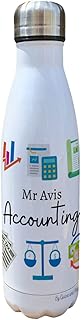 Personalised Accounting Teacher Insulated Bottle - Gift for Accounting Lovers - Personalised Accountant Student Thermal Flask - Water Bottle