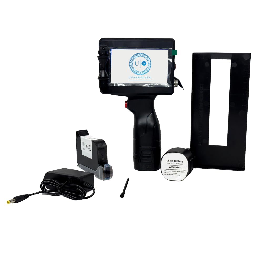 25.4mm G20+ Handheld TIJ Inkjet Printer | High-Resolution Batch Coding Machine for MRP, Expiry Date, Barcode & QR Code Printing | Portable Industrial Printer (Black)-image-43