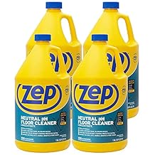 Zep Neutral PH Industrial Floor Cleaner - 1 Gallon - ZUNEUT128 - Concentrated Pro Trusted All-Purpose Floor Cleaner Pack of 4