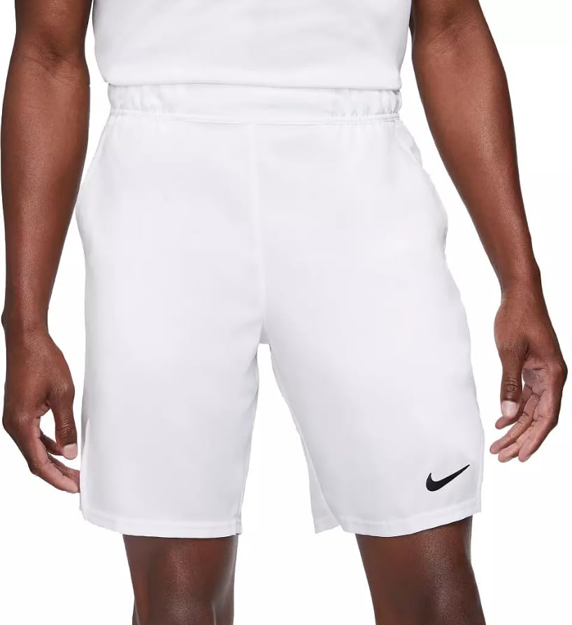 Nike Men's NikeCourt Dri-FIT Victory 9” Tennis Shorts, White