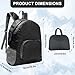 Mochila Plegable Ultraligera Pequeña Mochila de Viaje para Hombre Mujer Viaje Excursiones Cortas Senderismo Imagen de Mochila Plegable Ultraligera Pequeña Mochila de Viaje para Hombre Mujer Viaje Excursiones Cortas Senderismo