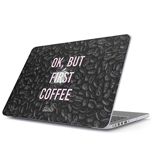 Glitbit n[hP[XJo[ MacBook 12C`P[Xƌ݊ f:A1534 ([X-2015/2016/2017) Retina Display OK But First Coffee Please Hug }O p e
