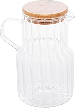 LYOR - Jarra de Vidro Borossilicato com Tampa de Bambu Classic 1,1L