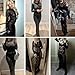 ZGMYC Women's Elegant Floral Lace Maxi Dress Sexy See Through Long Sleeve Evening Dress Party Cocktail Dress Beach Cover Ups