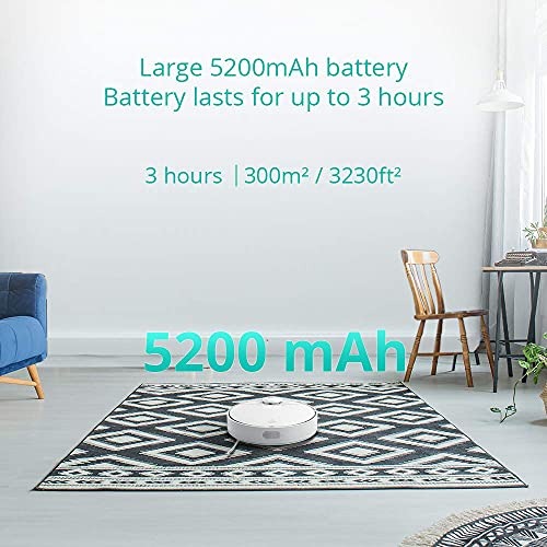 360 S9 Saugroboter mit Wischfunktion, 2650Pa Staubsauger Roboter mit Lasernavigation, WLAN Saug und Wischroboter für… - Image 5
