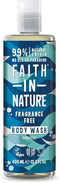 Fragrance Free Body Wash for Sensitive Skin - Unscented Soap