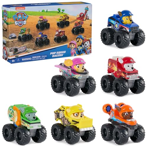 Paw Patrol: Rescue Wheels, 6-Piece Pup Squad Racers, Toy...