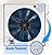 RVLOVENT RV Vent Fan Roof 12V Remote Control 14 x 14 inches 10-Speed