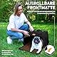 Transportbox Katze Hund Katzentransportbox Hundetasche Kleine Hunde Katzen Transportboxen Hundetragetasche Tragetasche Hund Katzentasche Katzenbox Transportbox Carrier (Schwarz 51 x 36 x 33 cm)