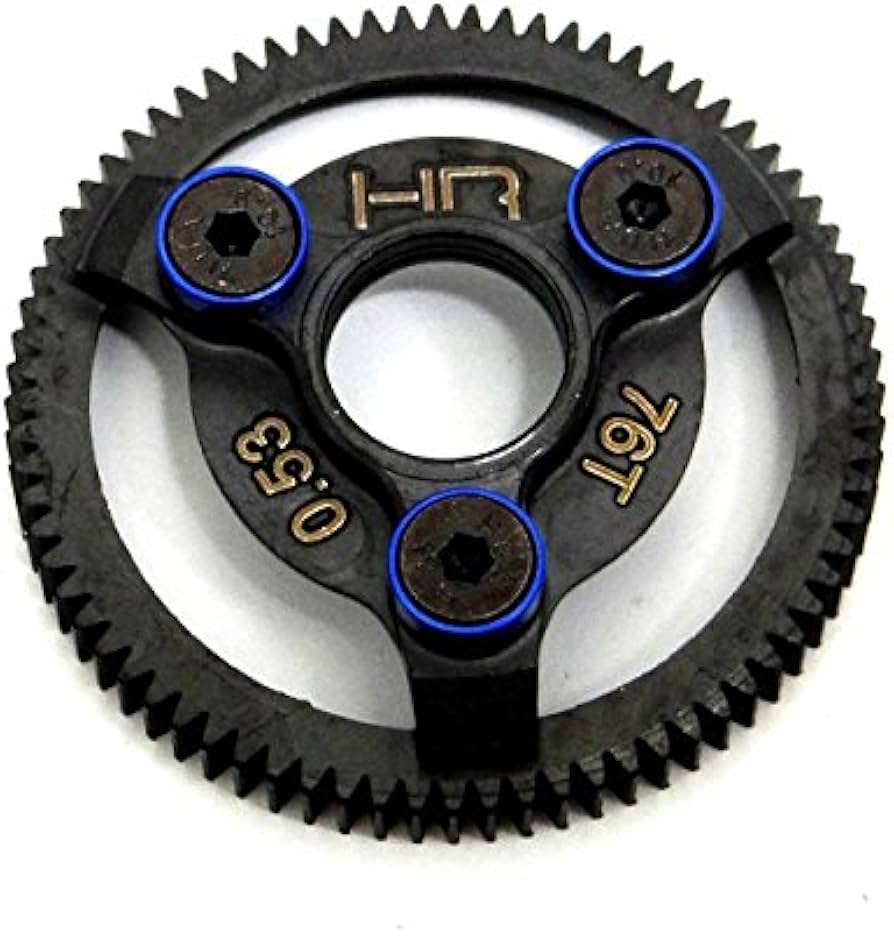 Amazon.com: Hot Racing STE876 Hardened Steel Spur Gear (76t 48p