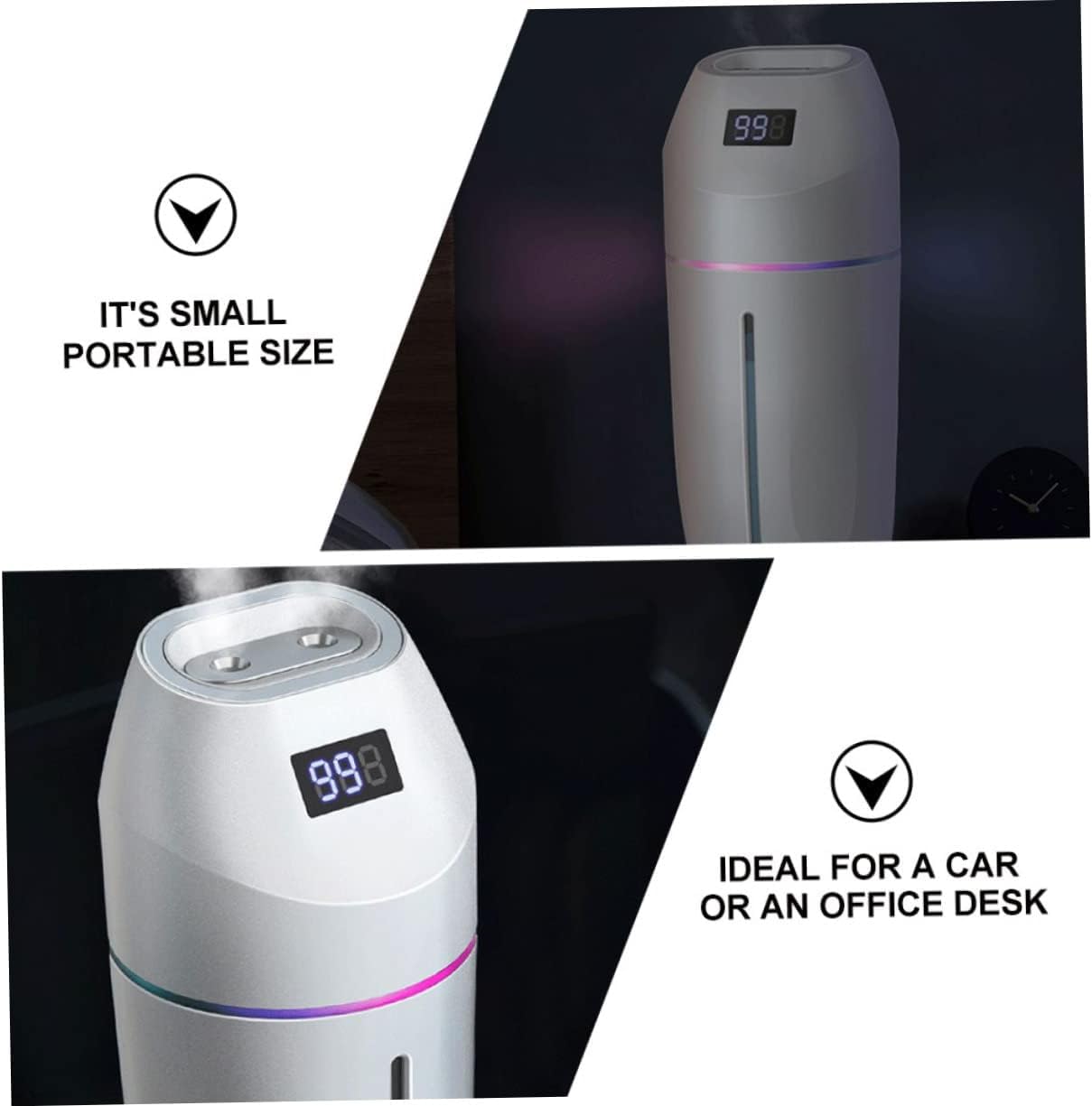 per Uso Domestico 1 Set Aromaterapia Macchina Umidificatore Diffusore Diffusori di Olio Essenziale for la Casa Mini Umidificatore Diffusori di Oli Essenziali