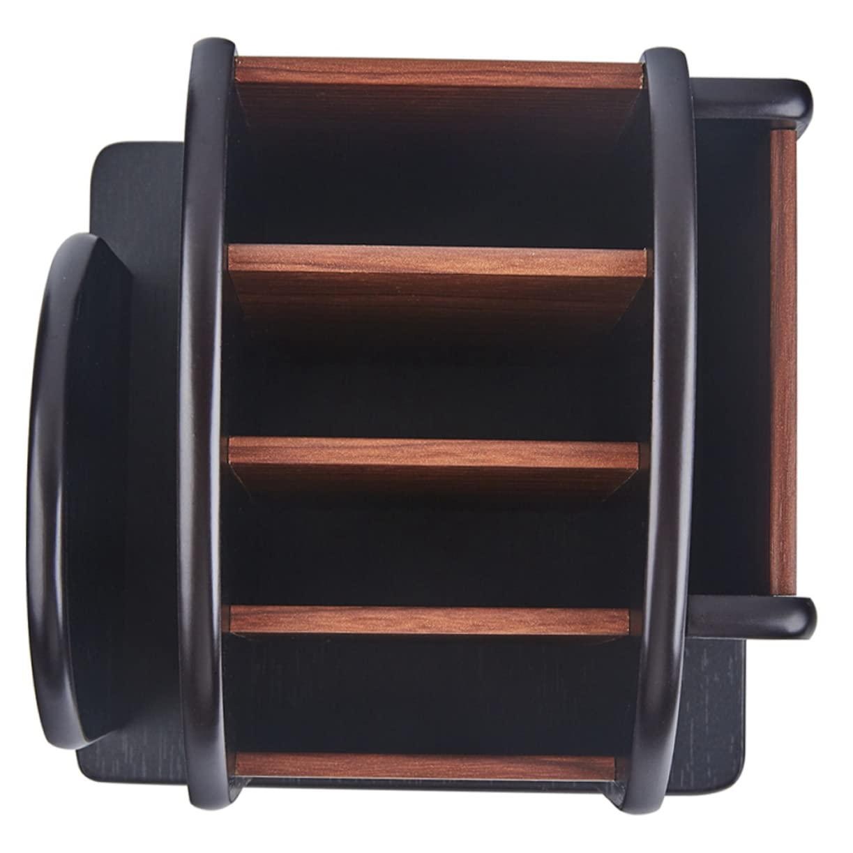 STOBOK Portalápices De Madera y Portátil Organizador De Escritorio Para Oficina y