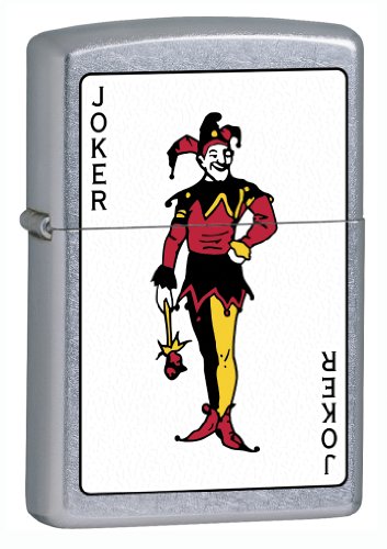 Zippo Joker Encendedor Negro de Metal miniatura 2