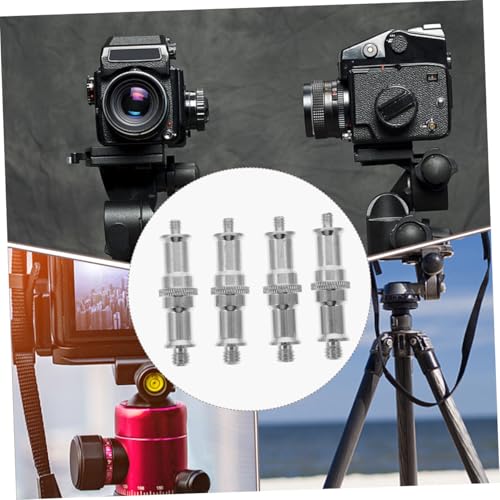 Image of 4Pcs Stainless Steel 1 /4 to 3 /8 Screw Adapter Spigot