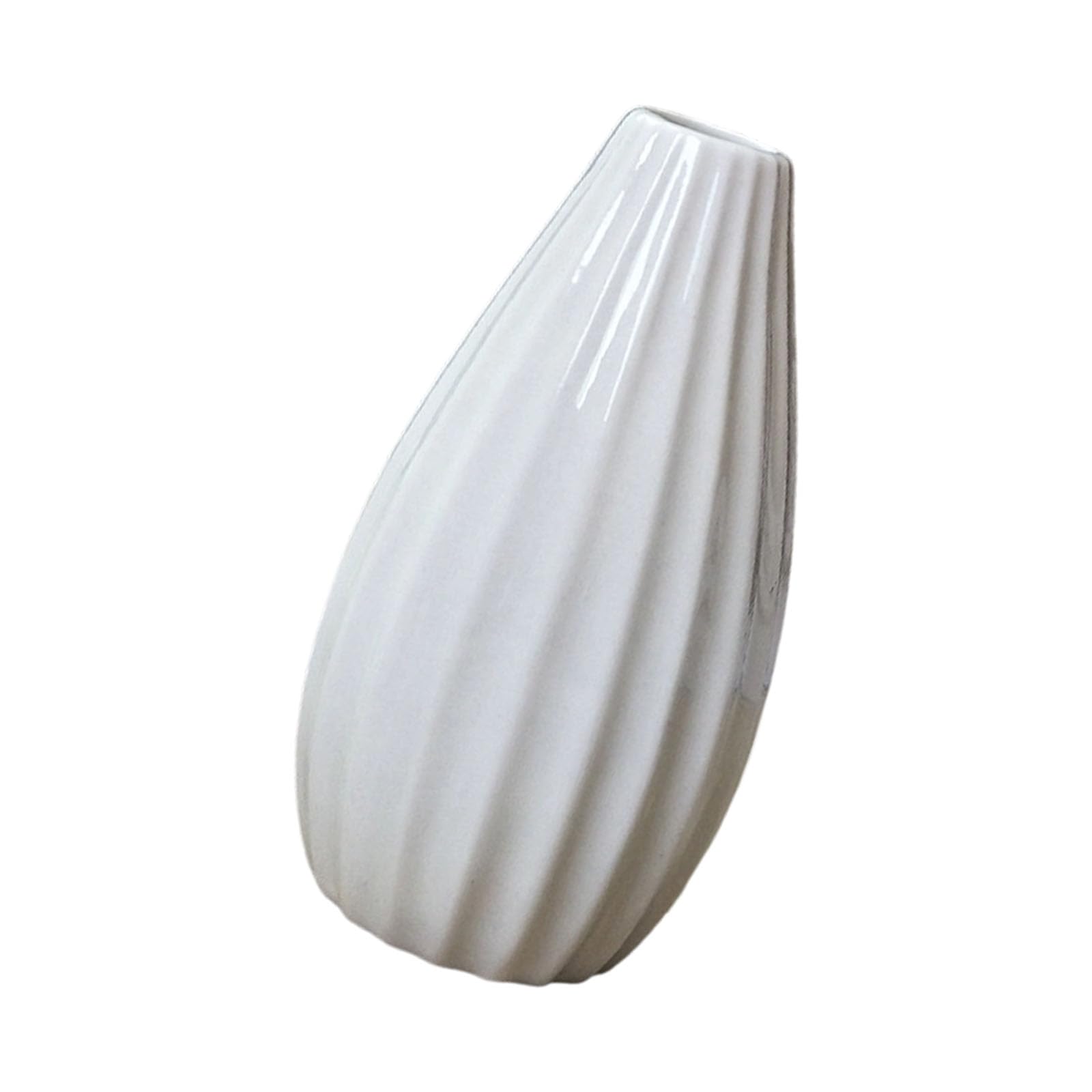 PANGBOER Multipurpose Textured Ceramic Vases for Single Stems or Large Florals Arrangements Entryway Desk or Shelf Decoration Ceramic Vases