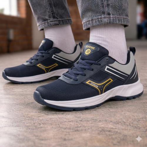 Image of Men Classic Trendy Stylish Design with Soft Cushioning Sports Shoes JUMP P