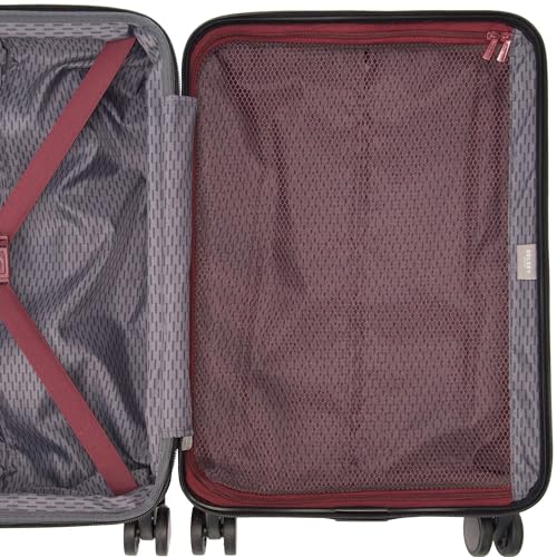 DELSEY PARIS Alexis Durable Luggage Set, Expandable & Lightweight 4-Wheel Spinners, Easy Grip handles for Smooth Journeys, TSA-Lock Incorporated, Men and Women, Navy, 3-Piece Set (21"/25"/29")3