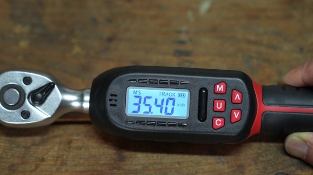 VANPO 1/4-Inch Drive Digital Torque Wrench, 1.1-22.1 Ft-lbs/1.5