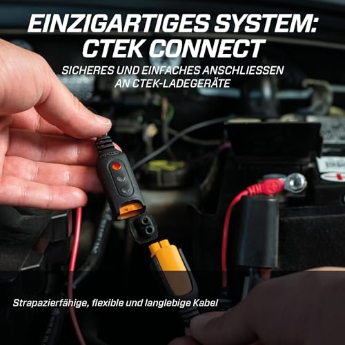 CTEK Indicator Eyelet M6, LED-Anzeige für den Ladezustand der Batterie, 6 mm Öse, permanente Verbindung für schwer zugängliche Batterien, für 12 V Blei-Säure-Batterien und CTEK Ladegeräte bis zu 10 A