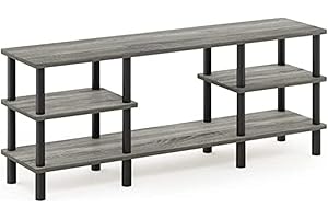 Furinno Turn-N-Tube Tall TV Table for Ultimate Entertainment Convenience