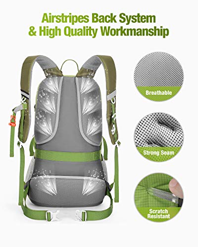 HOMIEE Wandelrugzak 45L, Arbeidsbesparende Ademende Lichtgewicht Wandelrugzak, Multifunctioneel Hangsysteem Trekkingrugzak Outdoor Skiën Bergbeklimmen Klimmen Camping Rugzak - Image 6