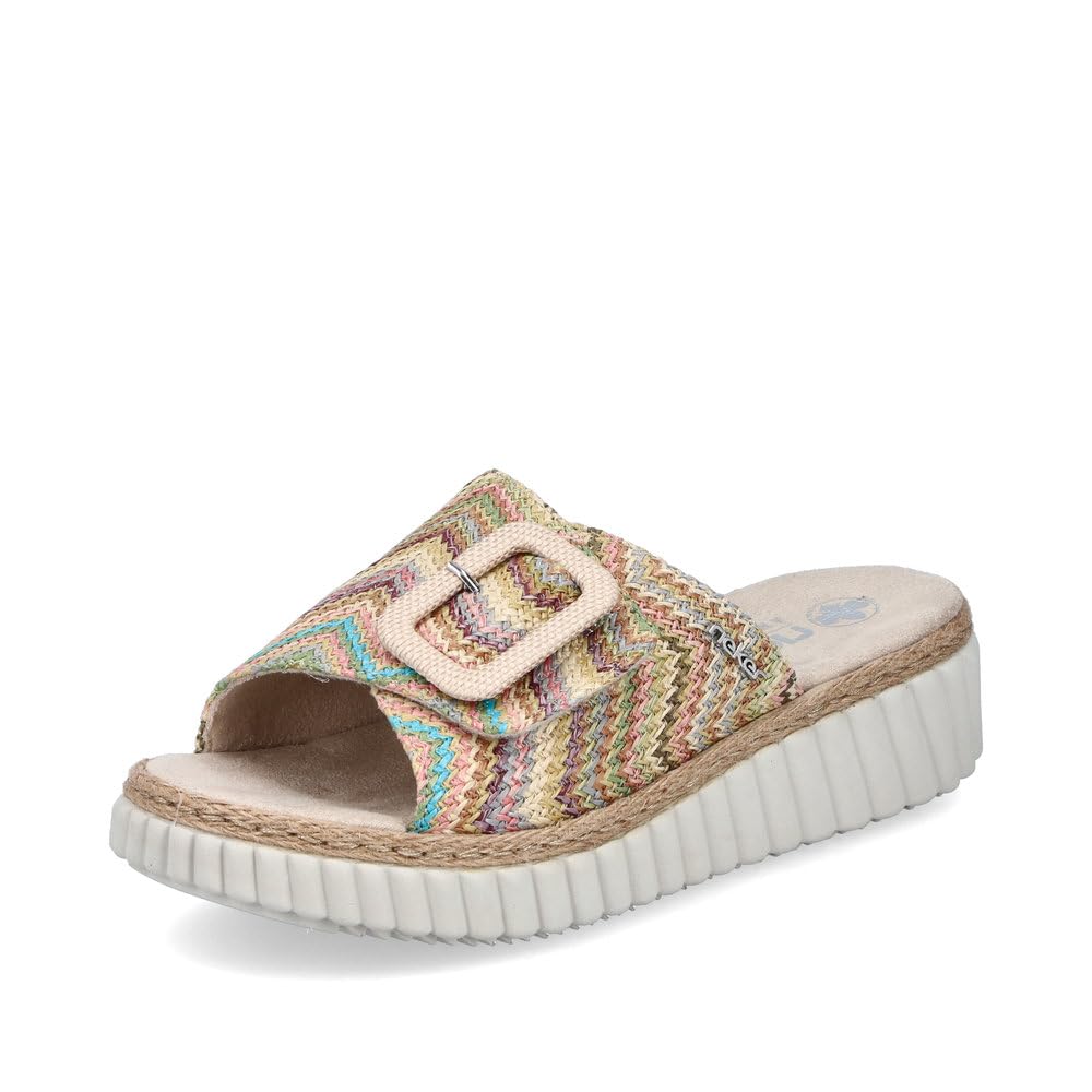 Rieker Women's Classic Sandals 69253, Women's Sandals, Multi 91, 38 EU Weit