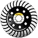 GRAFF Diamant Schleifscheibe 115 mm für Winkelschleifer - Diamant Schleiftopf für Stein, Beton, Fliesenkleber, Granit, Mauerwerk - Professional Turbo Schleifteller