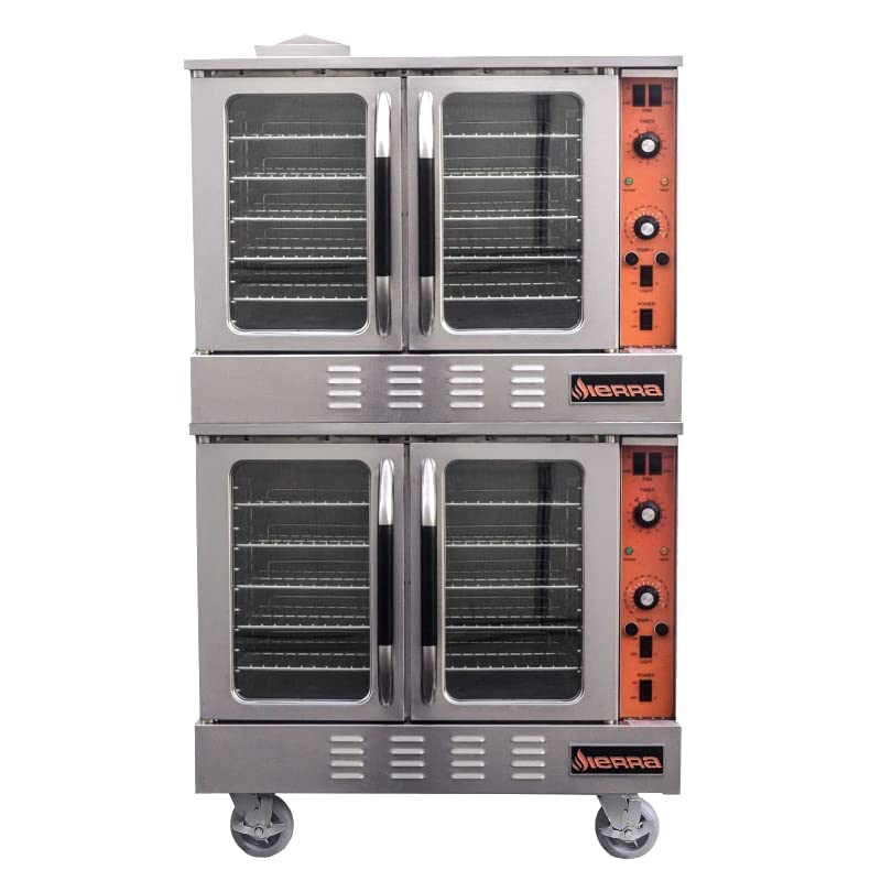 Sierra SRCO-2E Electric Full-Size Double Stack Convection Oven