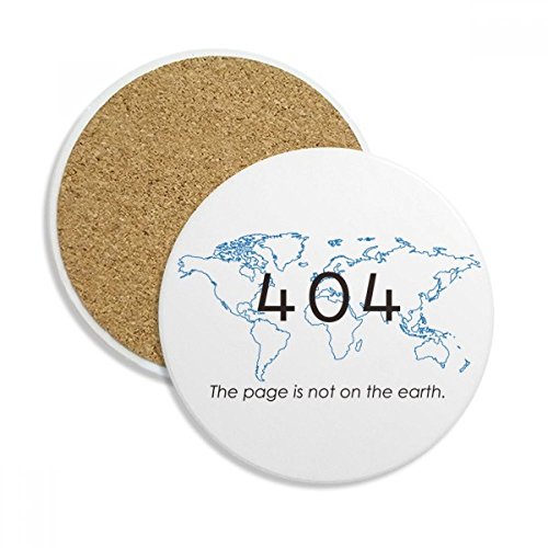 Coaster Céramique Programmer Erreur 404 Dessous de Verre Absorbant - 2