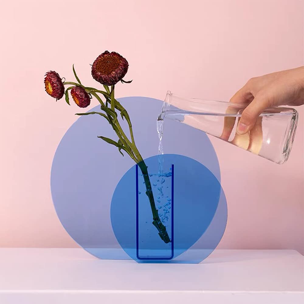 Vaso per Fiori Bubble Bowl, Piccolo Vaso Rotondo a Sfera in Acciaio Inossidabile per Matrimoni, Eventi, Decorazioni, Arrangiamenti, Decorazioni per Ufficio e Casa(Rosa
