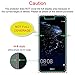 J&D Compatible for Huawei P10 Lite Glass Screen Protector (3-Pack), Not Full Coverage, Tempered Glass HD Clear Ballistic Glass Screen Protector for P10 Lite Glass Film