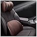 Oreiller PU Cuir Cuir Headrest de voiture Coussin Lumbare Support Lumbar Coussin Respirant Respirable Mousse Colume-oreiller Voiture Siège de voiture Support tête de voiture Oreiller Ergonomique Cervi