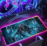 Mouse Pads RGB Backlight Pc Gamer Desk Protector Mousepad LED Backlit Mat Keyboard Gaming Mats XXL 1000x500x4MM
