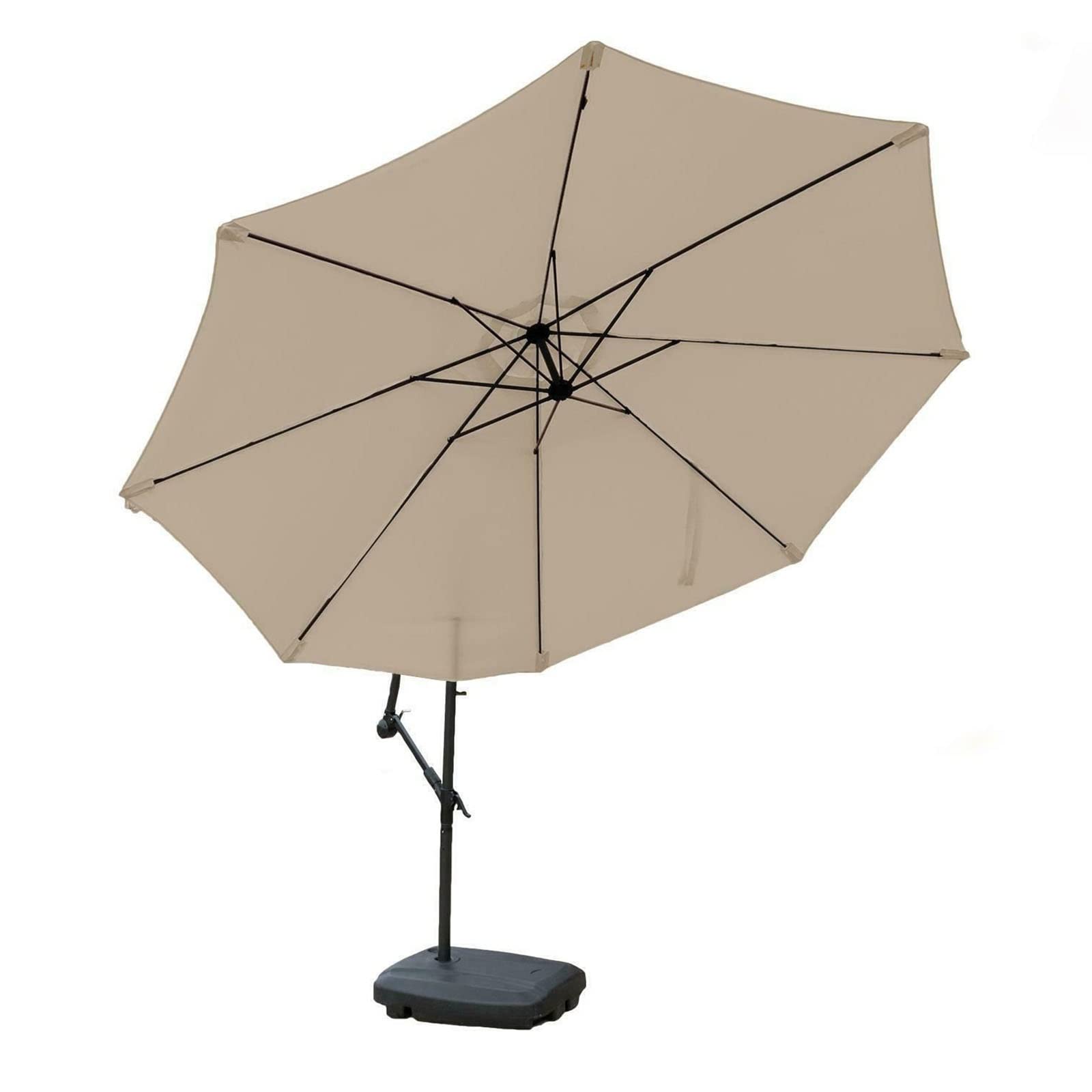 WDSOPK Cantilever Outdoor Parasol Shade 3.5m Patio Umbrella